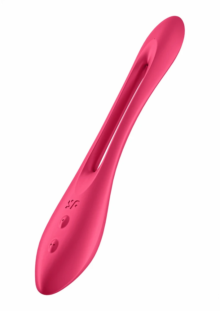 SATISFYER ELASTIC JOY RAUDONA