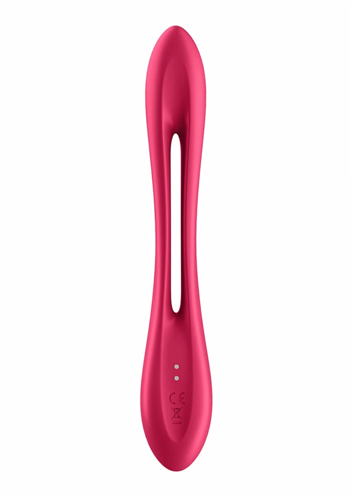 SATISFYER ELASTIC JOY RAUDONA