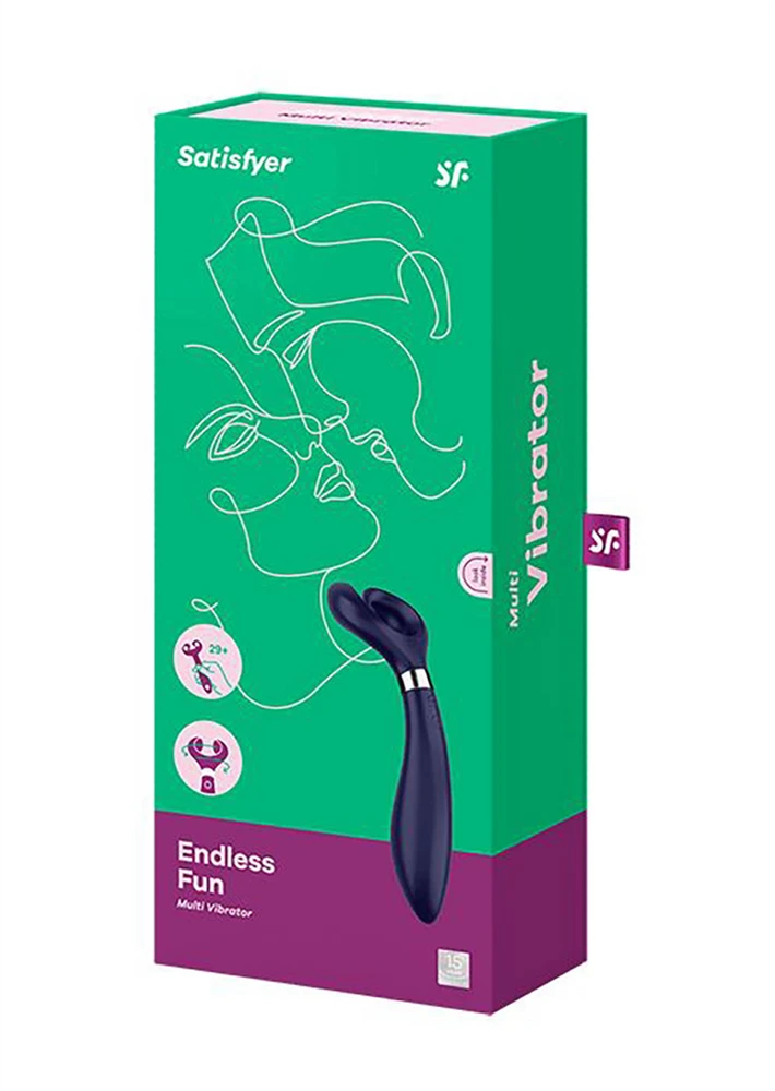 Porų vibratorius Satisfyer Endless Fun (mėlyna)