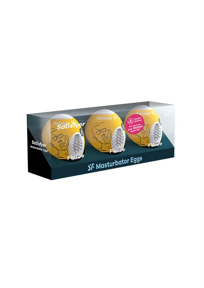 Satisfyer SATISFYER_Masturbatoriaus kiaušiniai 3x „Fierce“
