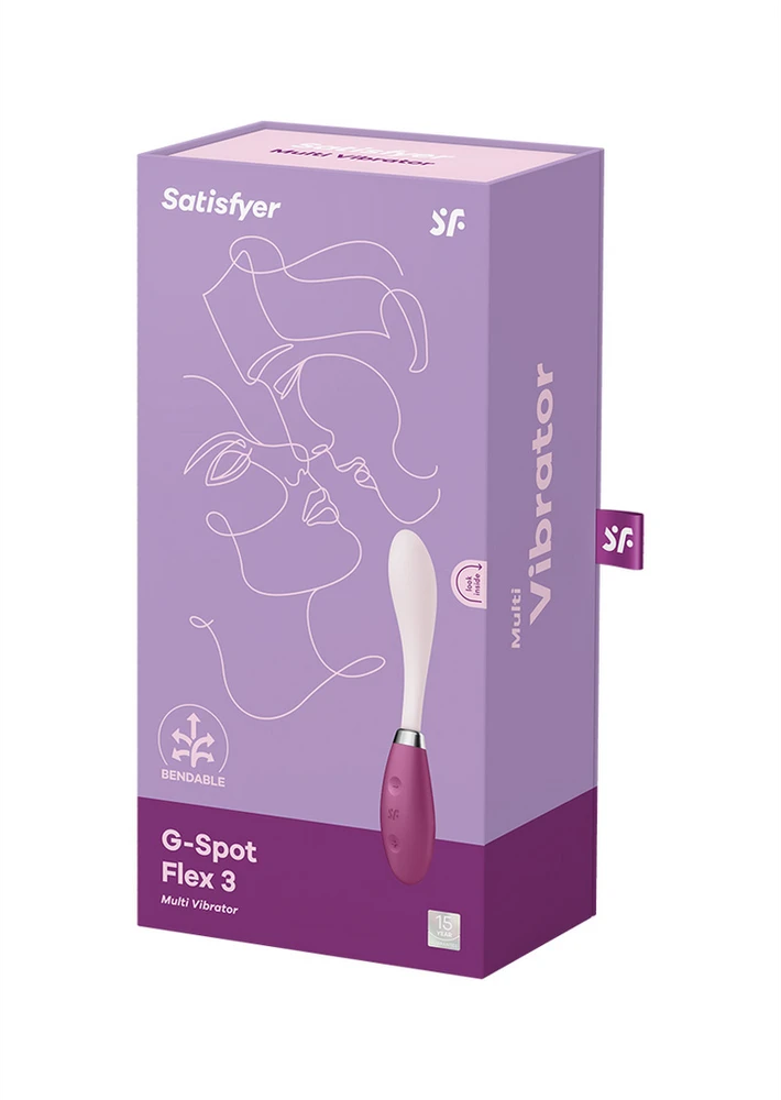 Satisfyer G-Spot Flex 3 G-Spot vibratorius, rožinis