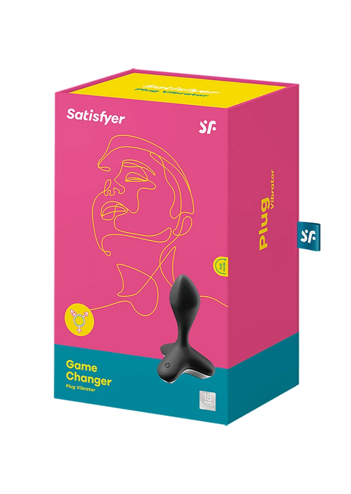 Satisfyer Plug-Vibrator Game Changer (Juodas)