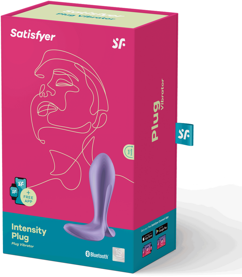 Satisfyer Intensity Plug Analinis vibratorius Purpurinė