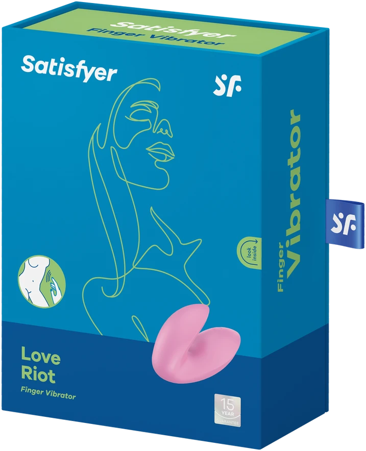 Satisfyer Love Riot pirštų vibratorius Rožinis