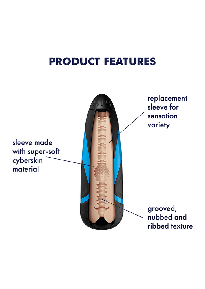 Satisfyer Sleeve Men One wkładka do masturbatora Tri Delights