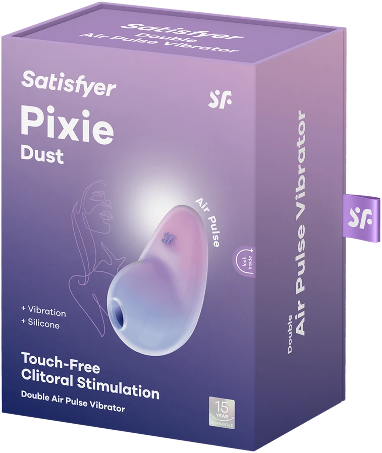 SATISFYER PIXIE DUST VIOLETINĖ ROŽINĖ