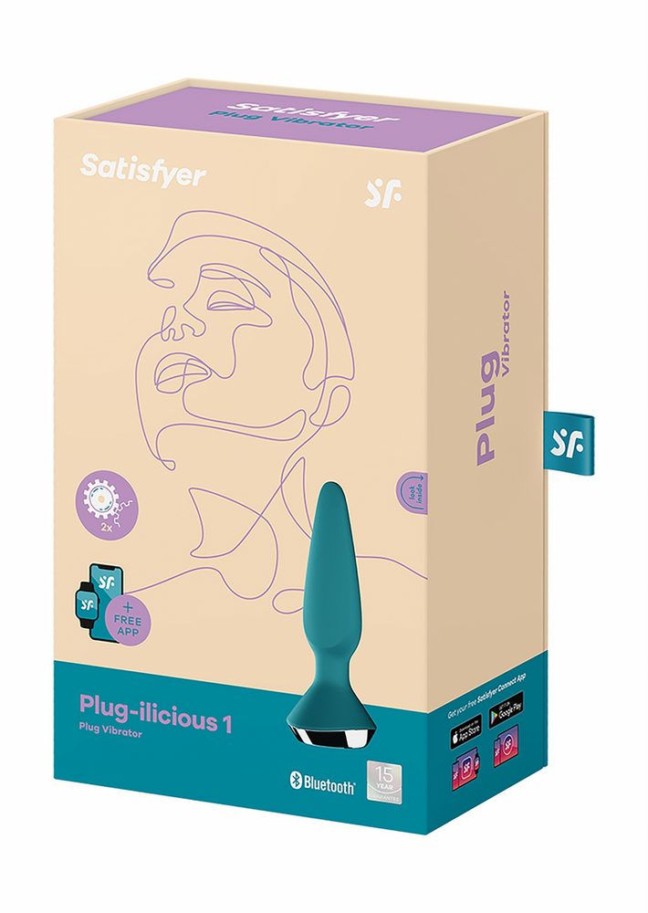 SATISFYER PLUG-ILICIOUS 1 CONNECT APP PETROL