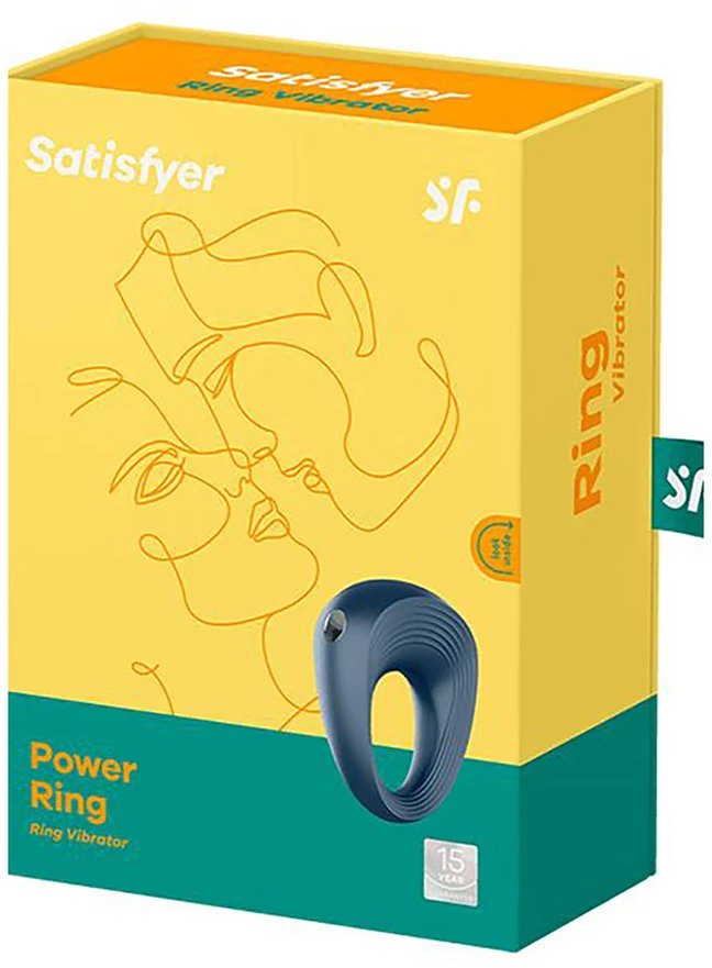 Erekcijos žiedas Satisfyer (tamsiai mėlynas)