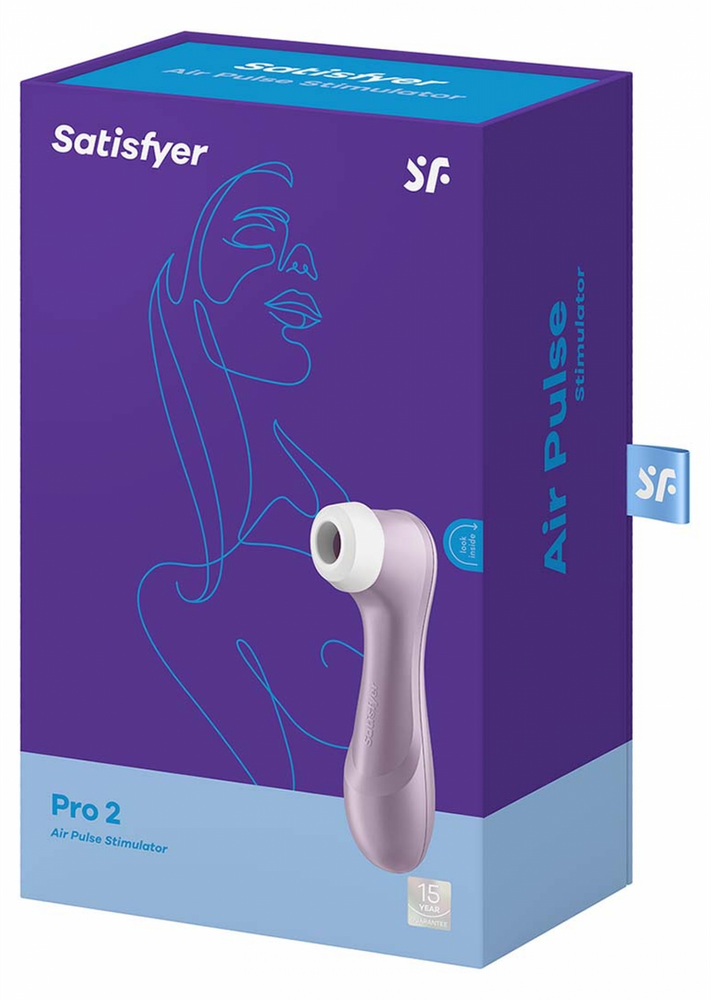 Satisfyer - Pro 2 oro impulsų stimuliatorius violetinis