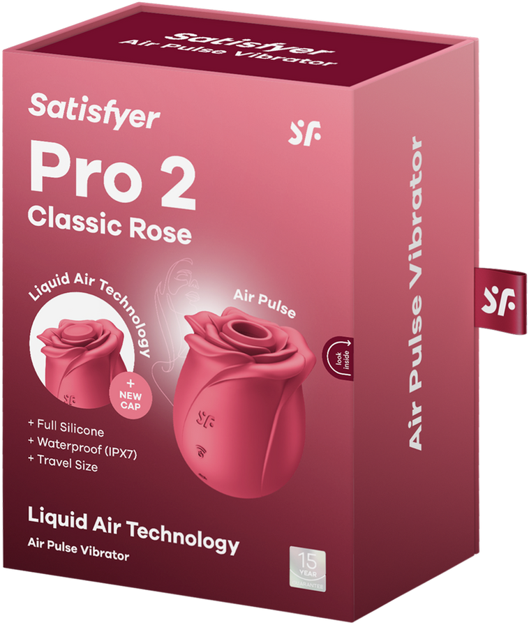 SATISFYER - AIR PULSE PRO 2 CLASSIC BLOSSOM VIBRATOR