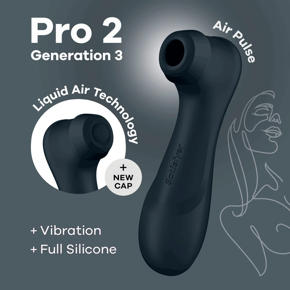 Satisfyer - Pro 2 Generation 3 Juodas