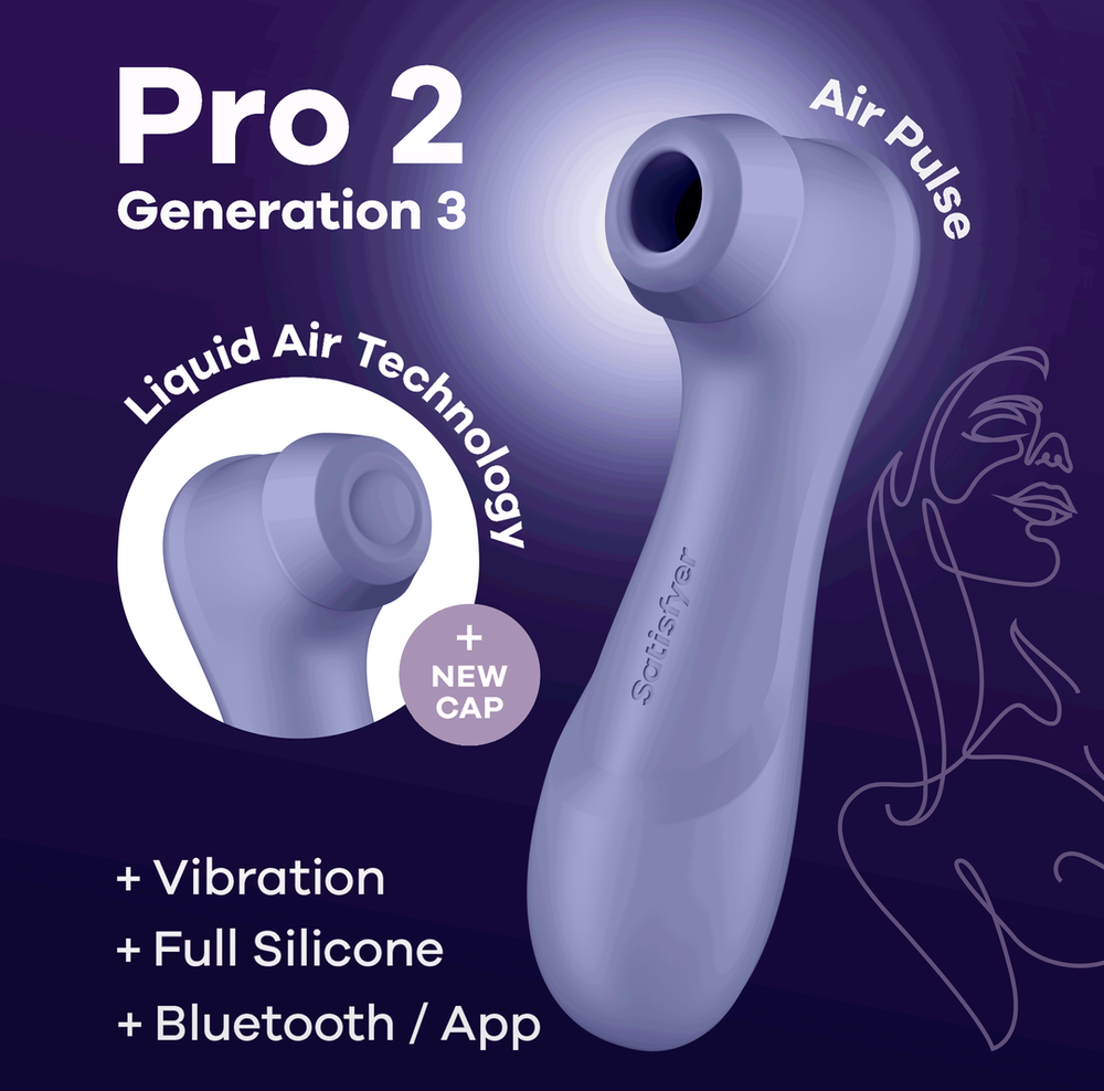 Satisfyer – Pro 2 Generation 3 App Controlled Alyvinė