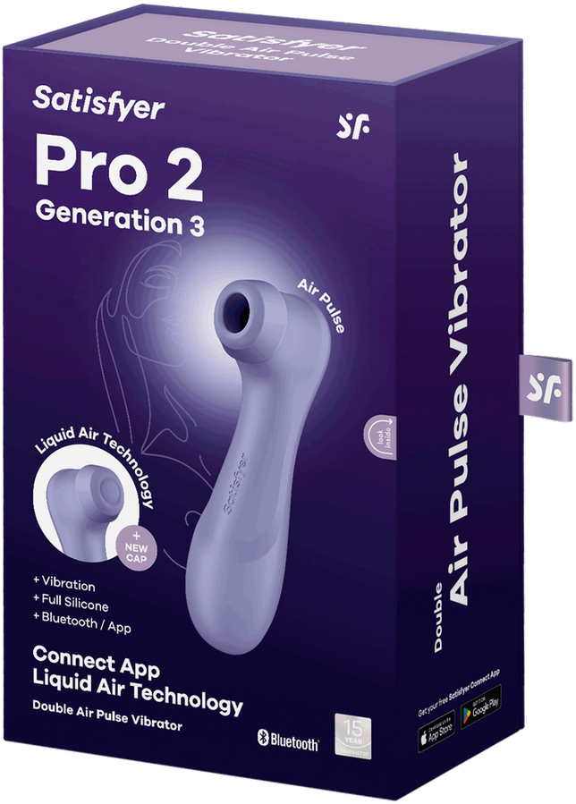 Satisfyer – Pro 2 Generation 3 App Controlled Alyvinė