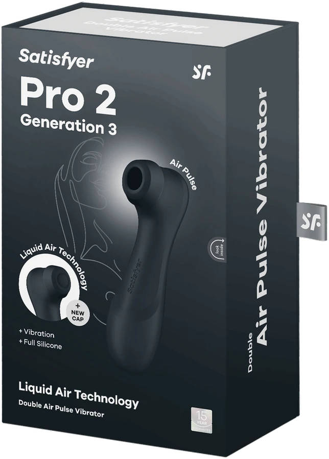 Satisfyer - Pro 2 Generation 3 Juodas