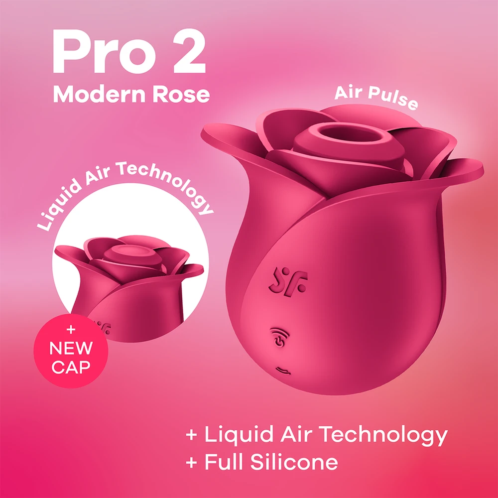 SATISFYER - AIR PULSE PRO 2 MODERN BLOSSOM VIBRATOR