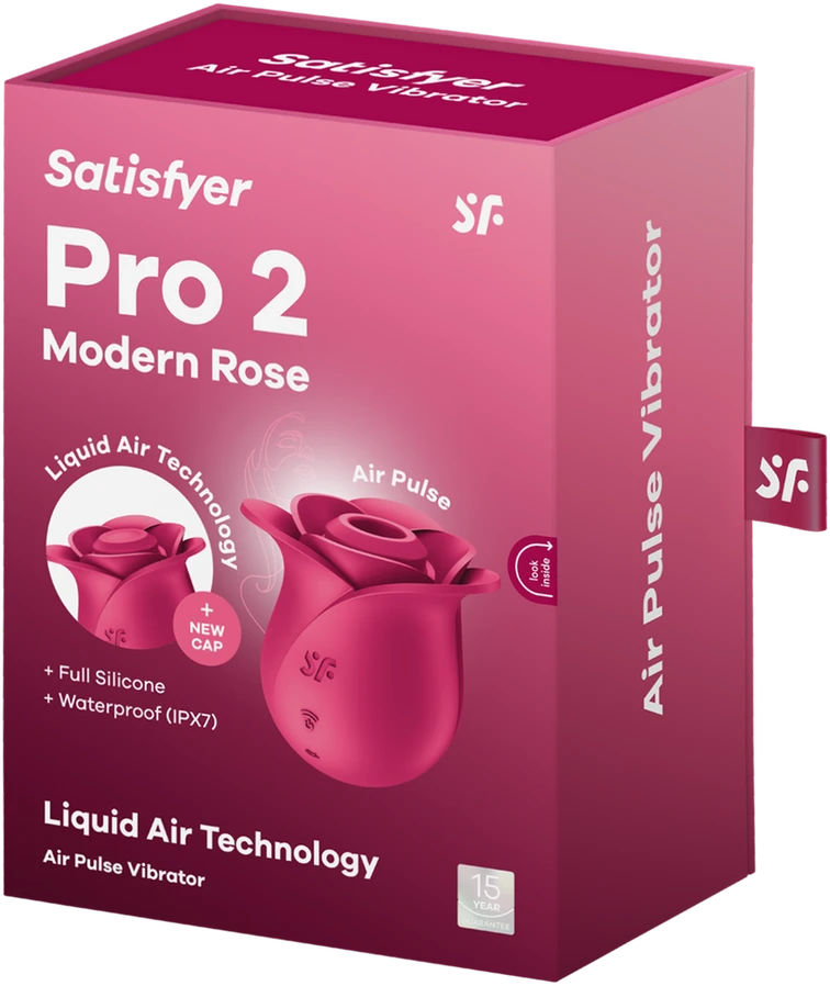 SATISFYER - AIR PULSE PRO 2 MODERN BLOSSOM VIBRATOR