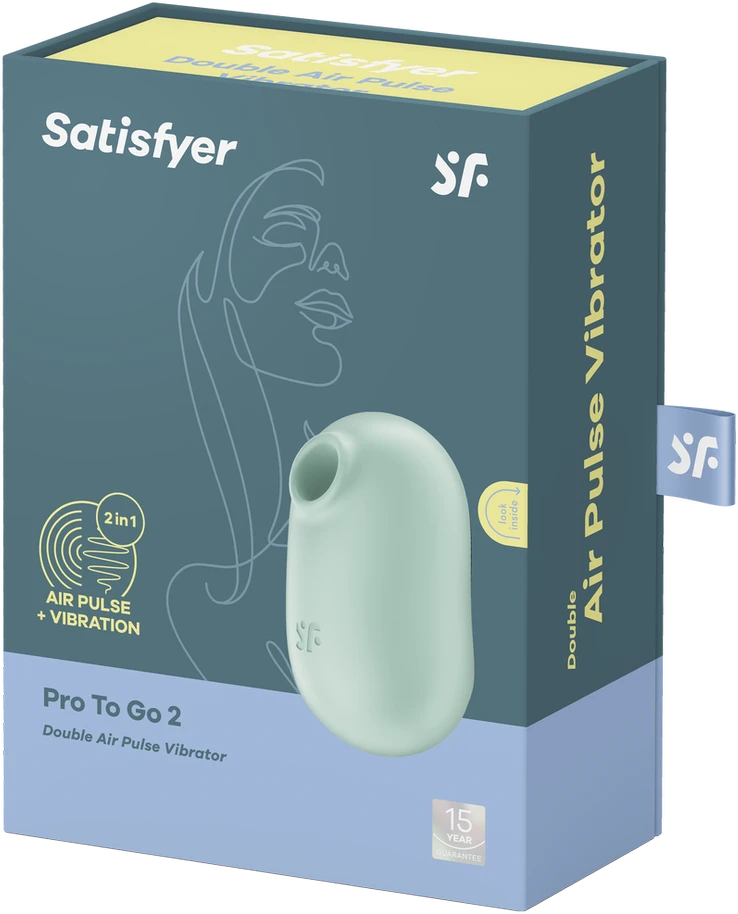 Satisfyer Klitorio masažuoklis Pro To Go 2 Mint