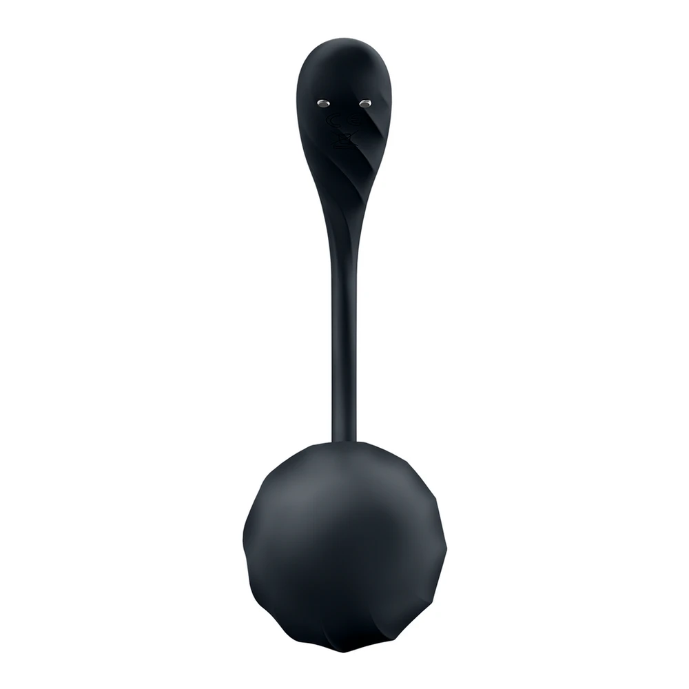 Satisfyer Ribbed Petal stymulator punktu G Juodas