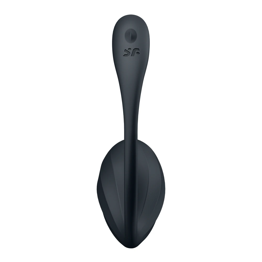 Satisfyer Ribbed Petal stymulator punktu G Juodas
