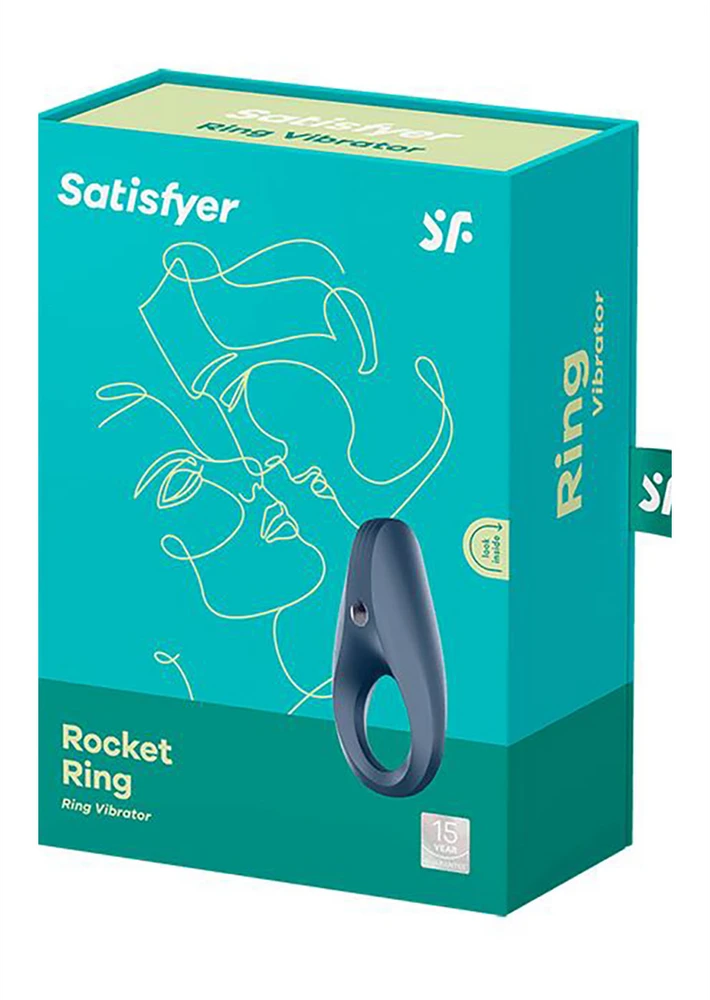 Vibruojantis žiedas Satisfyer (tamsiai mėlynas)