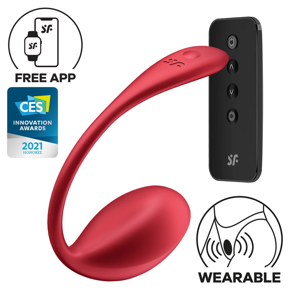 Satisfyer Blizganti „Shine Petal red“ programa „Connect“