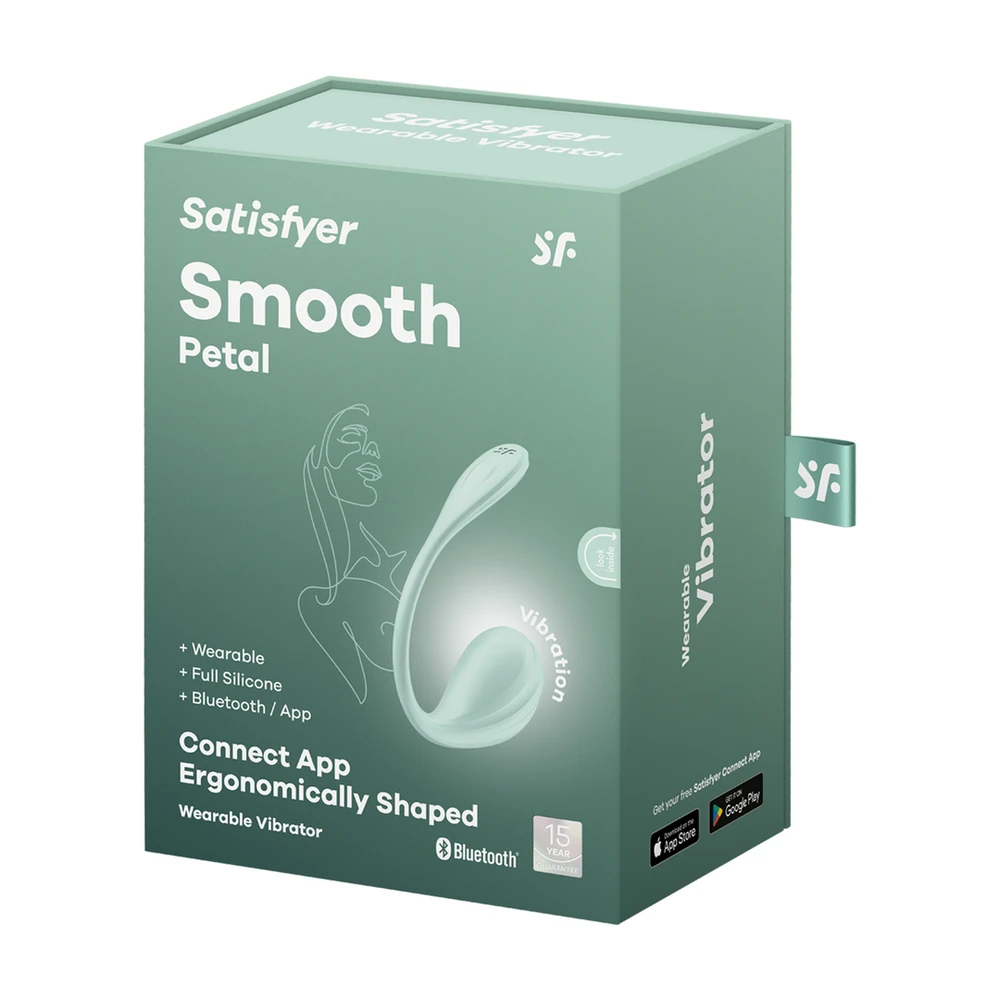 „SATISFYER SMOOTH PETAL CONNECT“ PROGRAMĖLĖ MINT