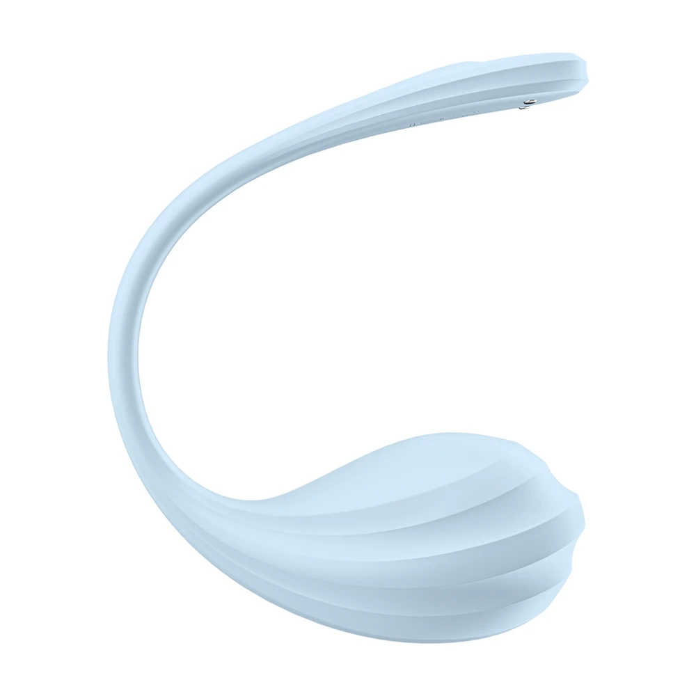 SATISFYER Glotnus Petalas su programėle Šviesiai Mėlyna