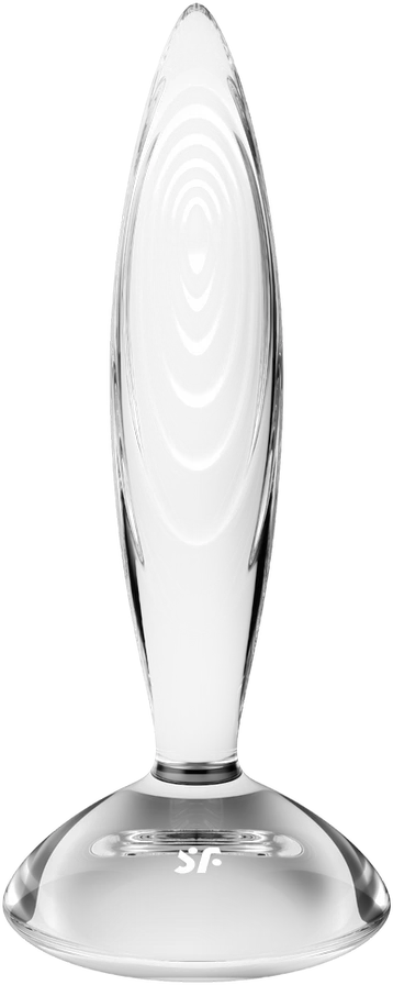 Satisfyer Crystal analinis kištukas su apvaliu pagrindu