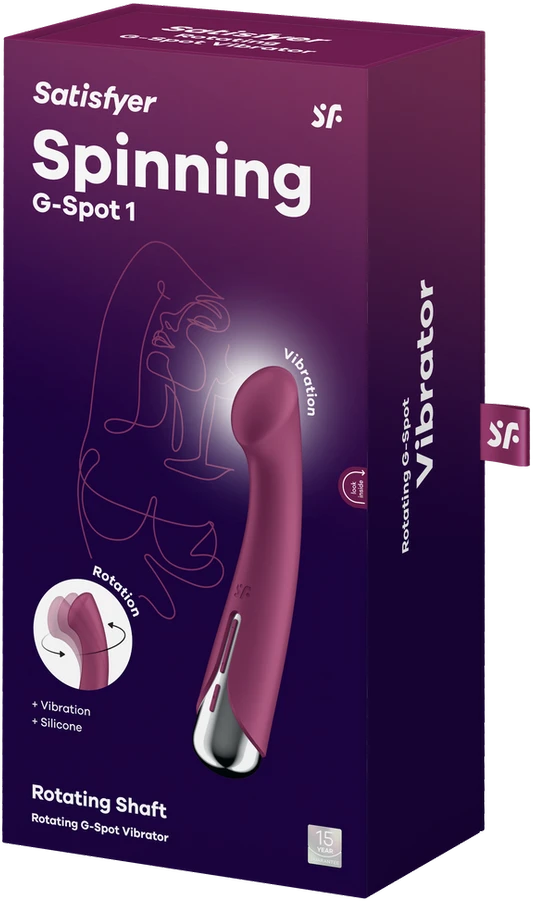 SATISFYER BESISUKINIS G TAŠKO STIMULIATORIUS 1 RAUDONAS