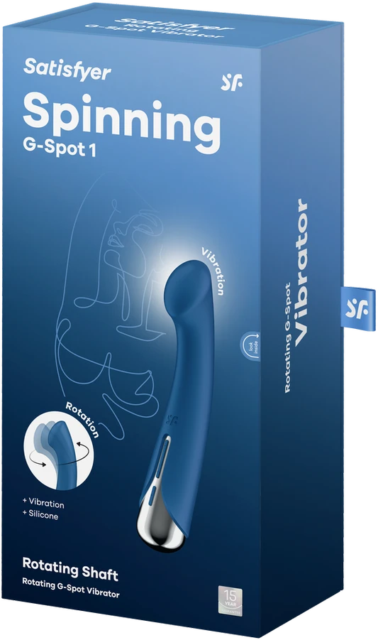 SATISFYER SUKANTIS G-TAŠKUI 1 MĖLYNAS