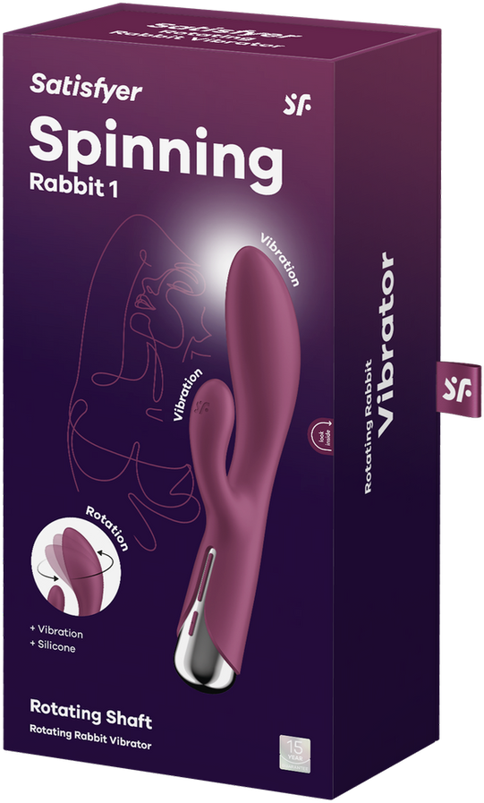 SATISFYER SUKAMAS TRIUŠIS 1 RAUDONAS