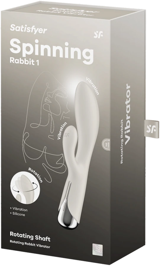 SATISFYER SPINNING RABBIT 1 Smėlio