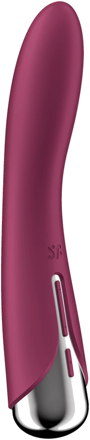 SATISFYER SPINNING VIBE 1 RAUDONA