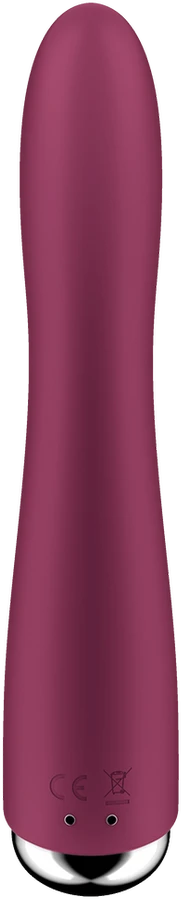 SATISFYER SPINNING VIBE 1 RAUDONA