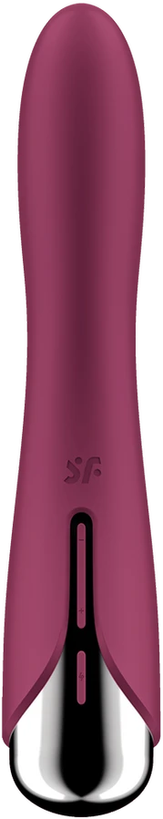 SATISFYER SPINNING VIBE 1 RAUDONA