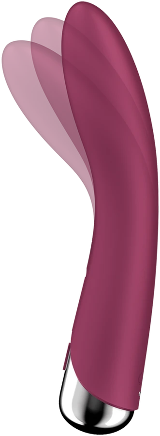 SATISFYER SPINNING VIBE 1 RAUDONA