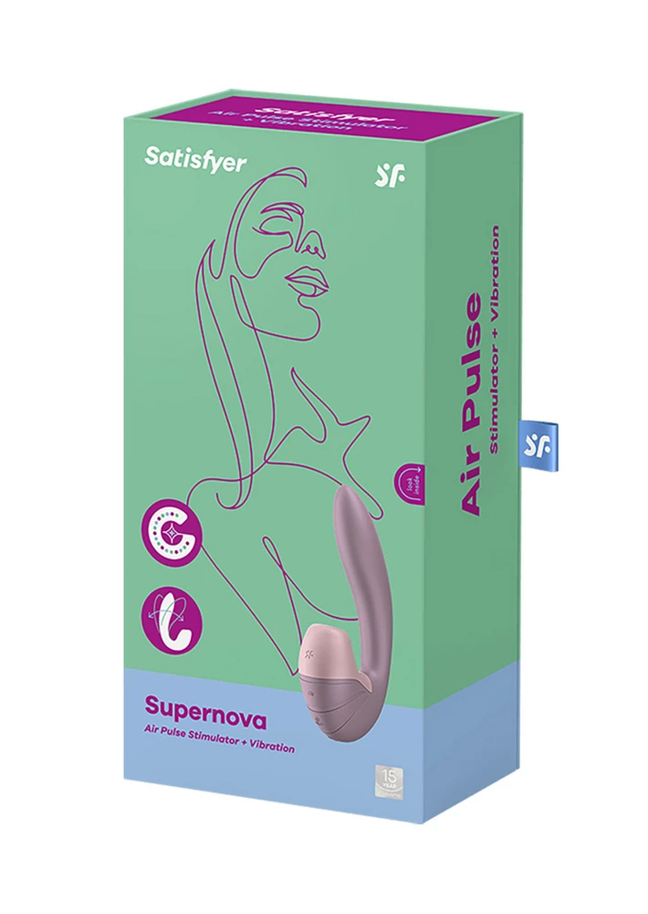 SATISFYER SUPERNOVA SENOS ROŽĖ