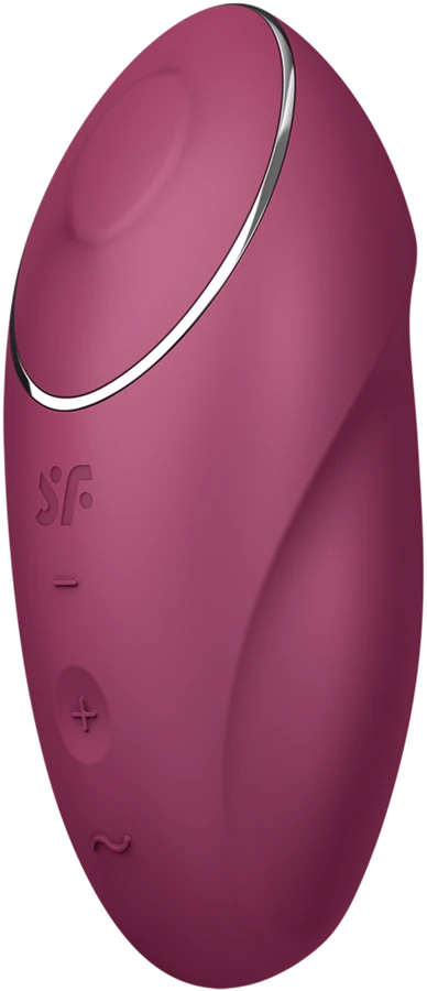 Vibratorius Satisfyer Tap & Climax 1 su Raudonojo sriegimo funkcija
