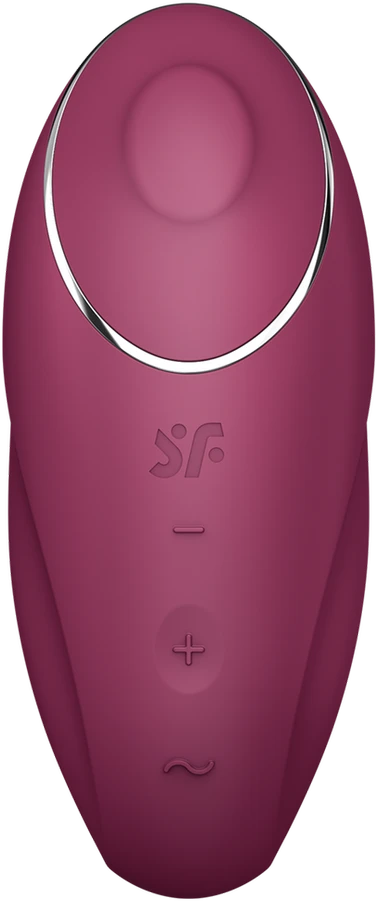 Vibratorius Satisfyer Tap & Climax 1 su Raudonojo sriegimo funkcija