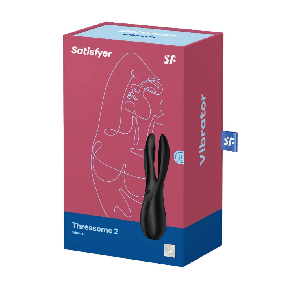 Satisfyer Trys 2 wibrator juodas
