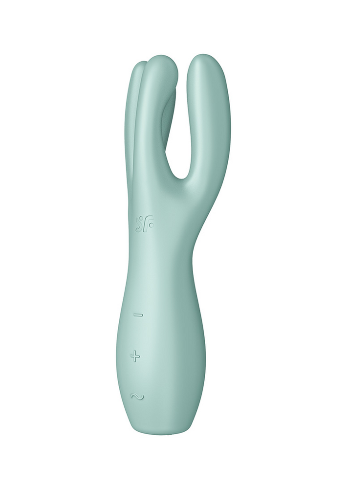 Satisfyer Threesome 3 Mint Dildo
