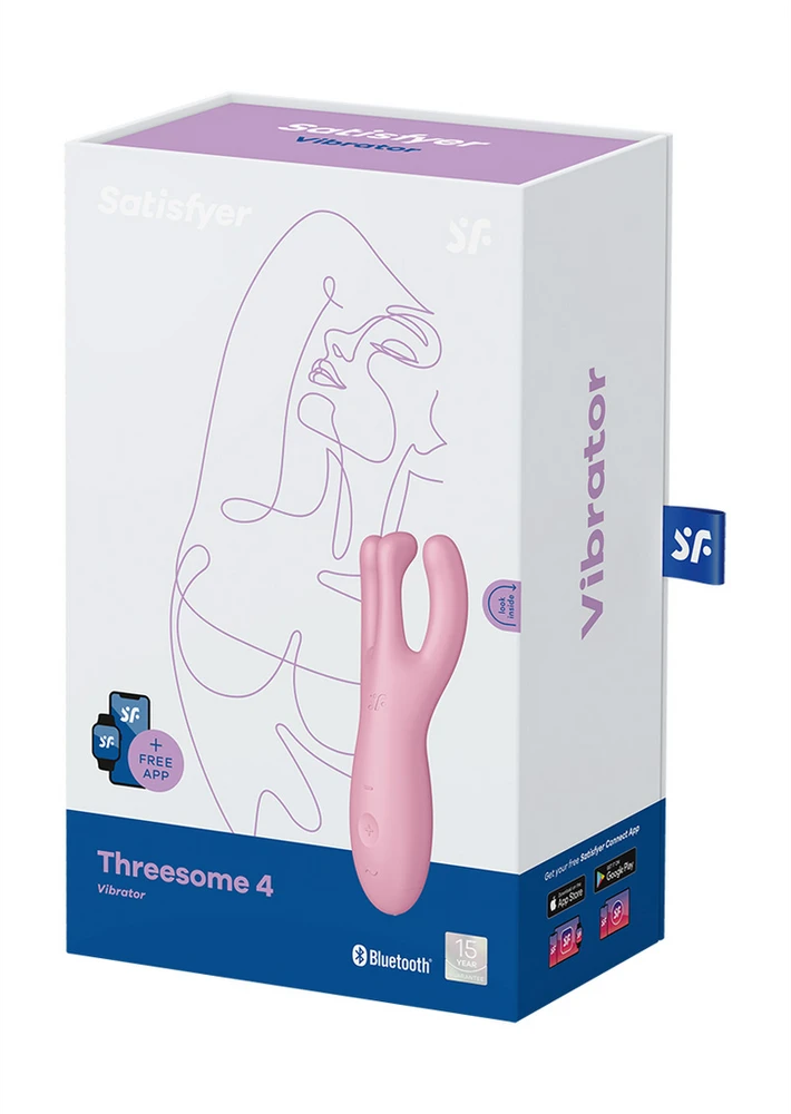 Satisfyer Threesome 4 wibrator Rožinė