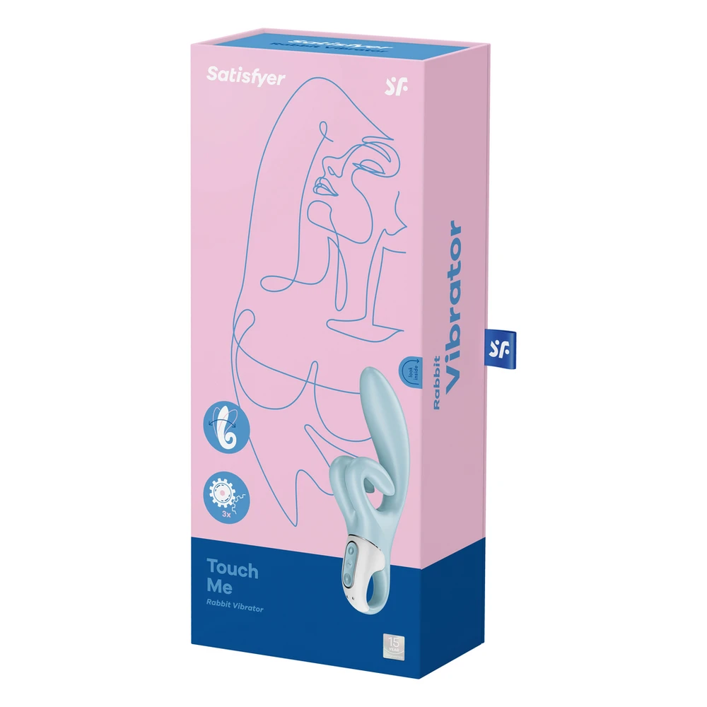 Satisfyer Touch Me zuikio vibratorius Raudona