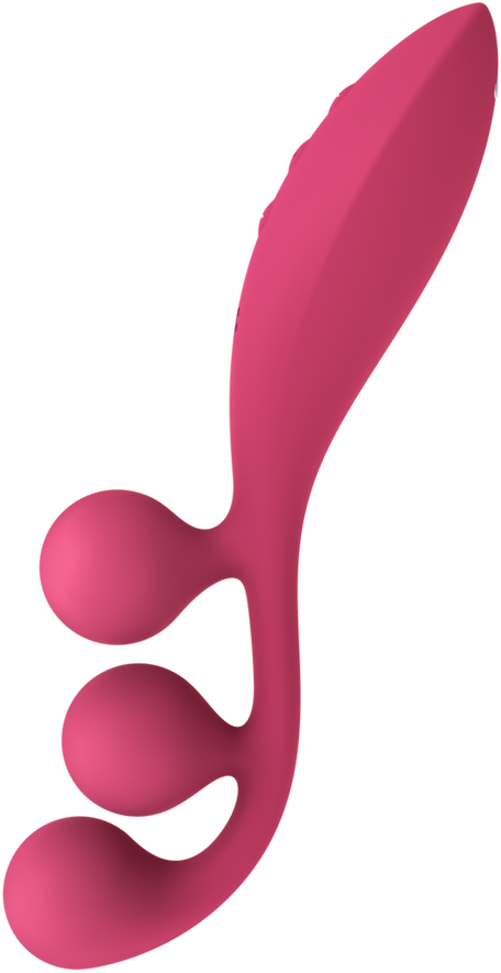 Satisfyer Tri Ball 1 daugiafunkcis vibratorius raudonas