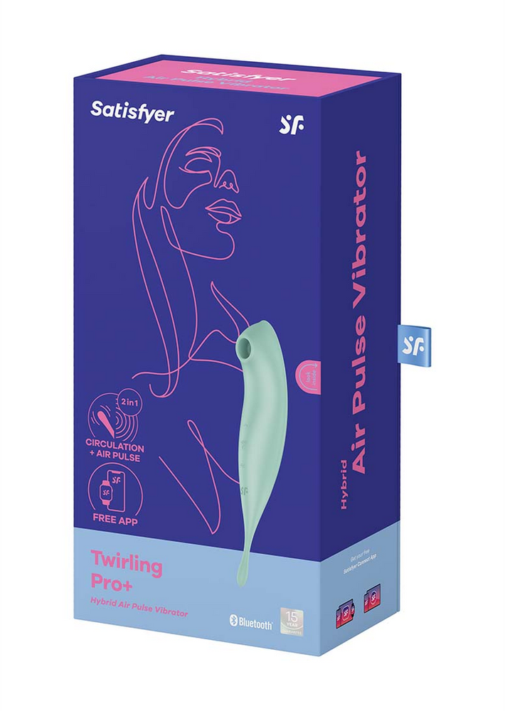 Satisfyer Twirling Pro+ Mint Pulse Dildo