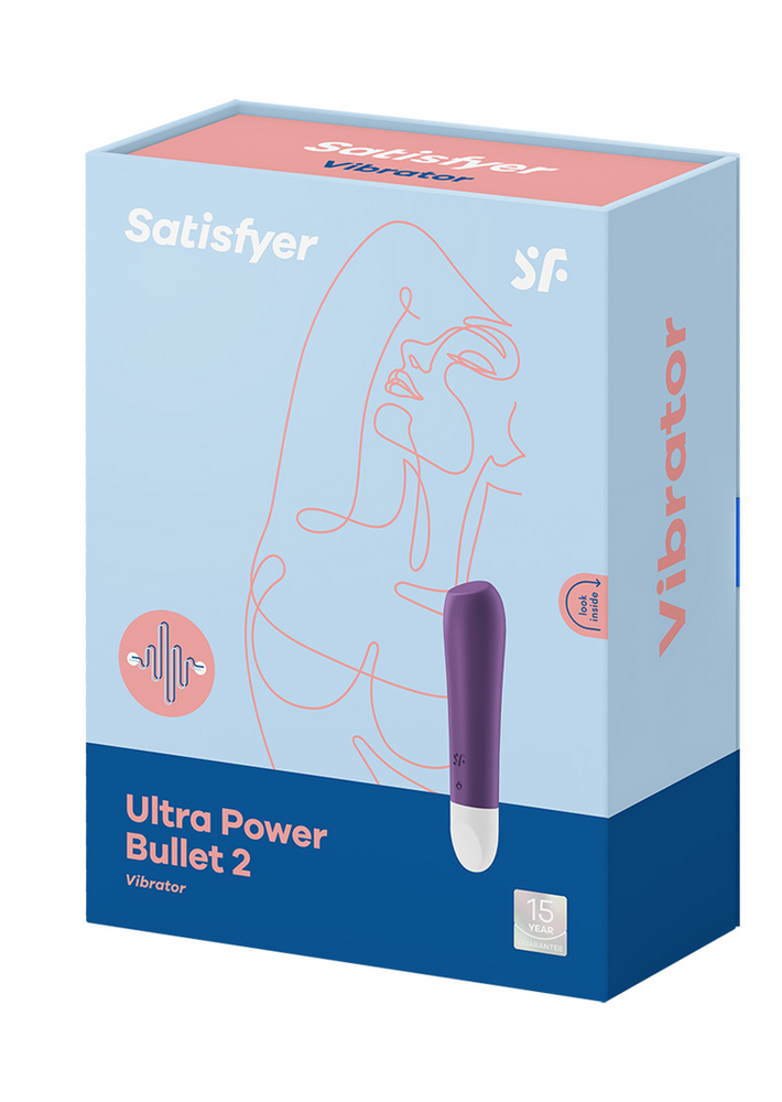 SATISFYER _ Ultra Maitinimo lemputė 2 Vibratorius clitoral stimuliatorius Violetas