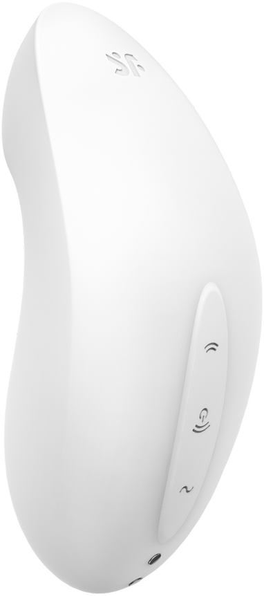 Satisfyer Vulva Lover 2 klitorio stimuliatorius su vibracija balta