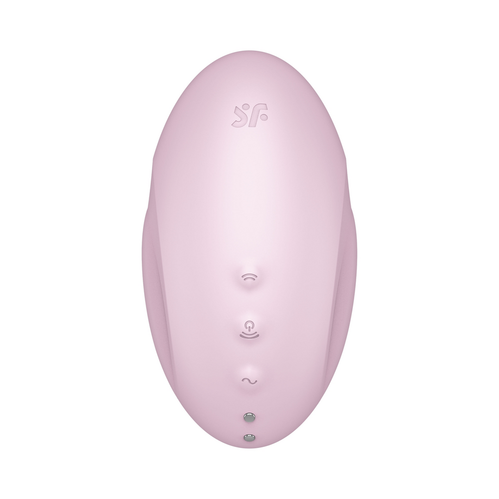 Satisfyer Vulva Lover 3 klitorio stimuliatorius su vibruojančia rožine spalva