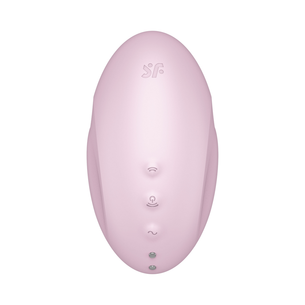 Satisfyer Vulva Lover 3 klitorio stimuliatorius su vibruojančia rožine spalva