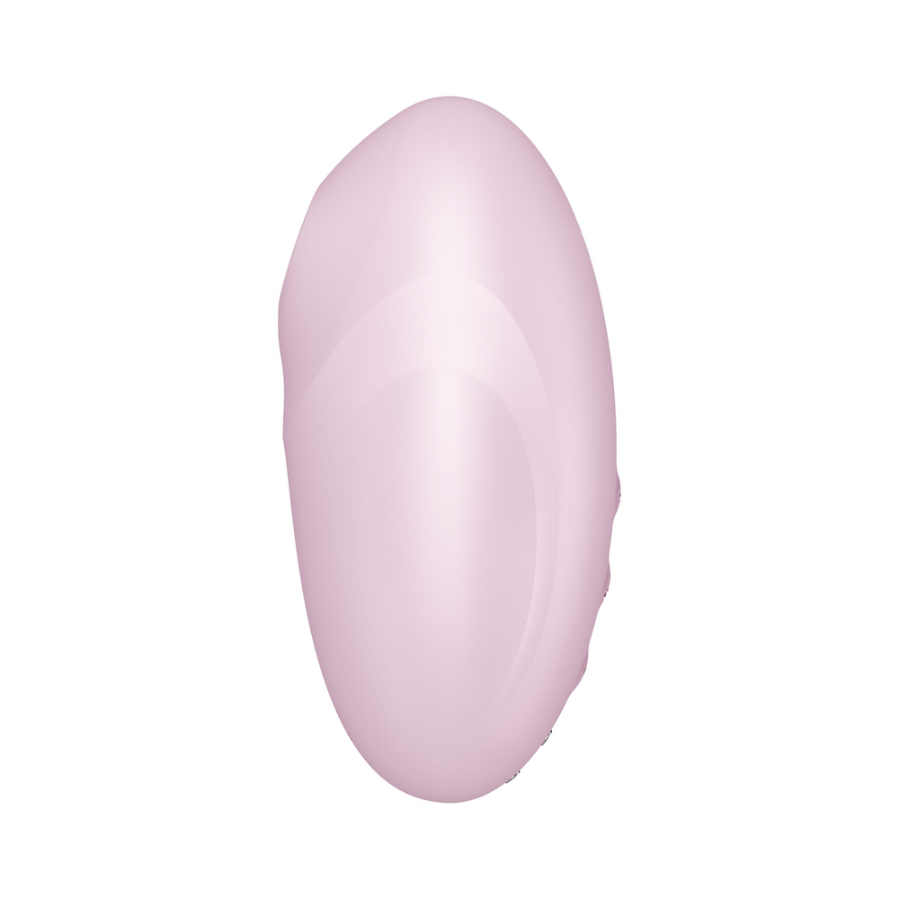 Satisfyer Vulva Lover 3 klitorio stimuliatorius su vibruojančia rožine spalva